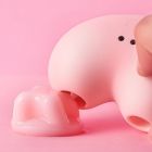 Клиторальный вакуумный стимулятор с язычком BeYourLover Heart в форме сердца, розовый вид 9