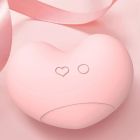Клиторальный вакуумный стимулятор с язычком BeYourLover Heart в форме сердца, розовый вид 6