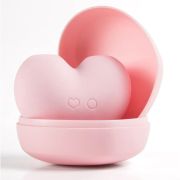 Кліторальний вакуумний стимулятор з язичком BeYourLover Heart у формі серця, рожевий