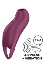 Кліторальний стимулятор із повітряними імпульсами Satisfyer Pocket Pro 1 фіолетовий вид 2