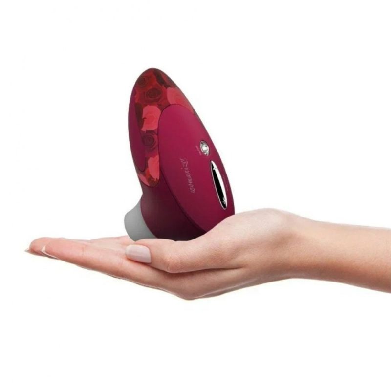Кліторальний стимулятор Womanizer Pro W-500, червоно-рожевий вид 4