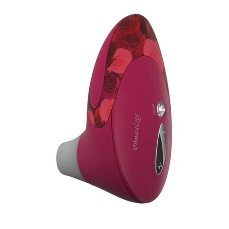 Кліторальний стимулятор Womanizer Pro W-500, червоно-рожевий вид 3