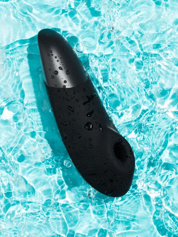 Кліторальний вакуумний стимулятор 2 в 1 Womanizer Enhance з вібрацією, чорний вид 15