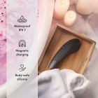 Клиторальный вакуумный стимулятор 2 в 1 Womanizer Enhance с вибрацией, черный вид 13