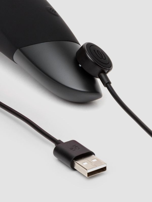 Кліторальний вакуумний стимулятор 2 в 1 Womanizer Enhance з вібрацією, чорний вид 18