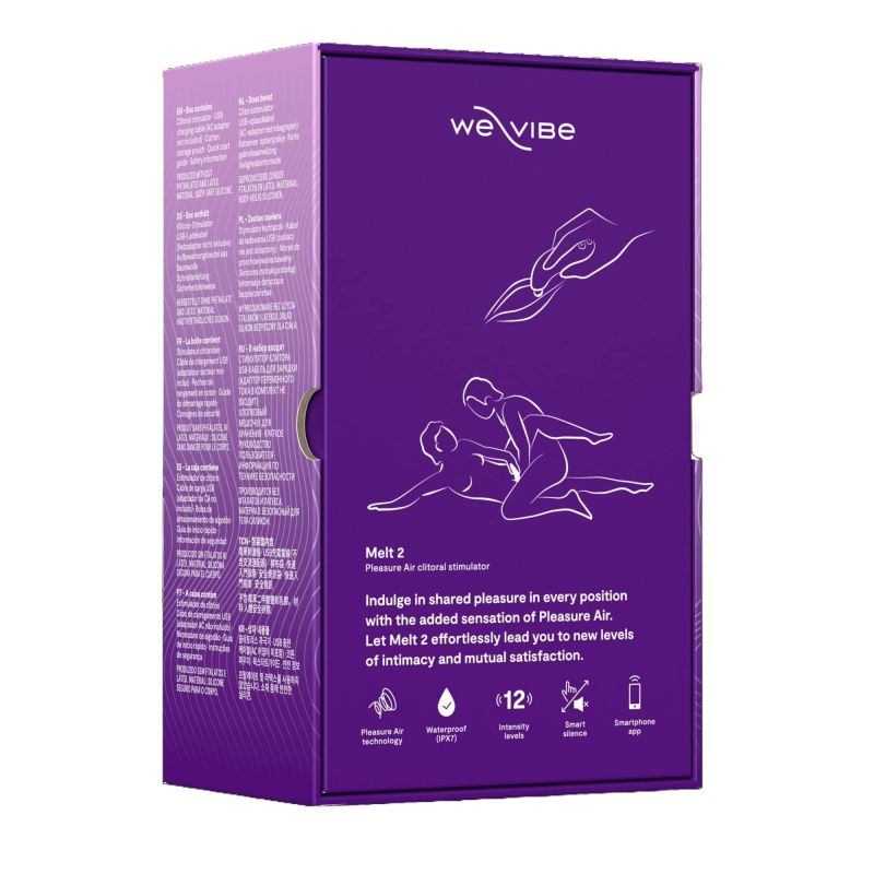 Кліторальний вакуумний смарт-стимулятор We-Vibe Melt 2 фіолетовий вид 13