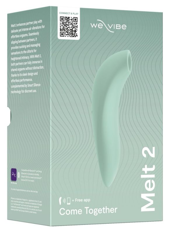 Клиторальный вакуумный смарт-стимулятор We-Vibe Melt 2 мятный вид 22