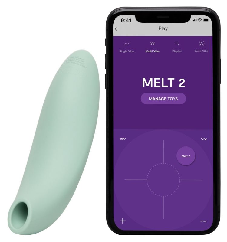 Клиторальный вакуумный смарт-стимулятор We-Vibe Melt 2 мятный вид 3
