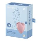 Кліторальний вакуумний вібратор Серце Satisfyer Cutie Heart, рожевий вид 7