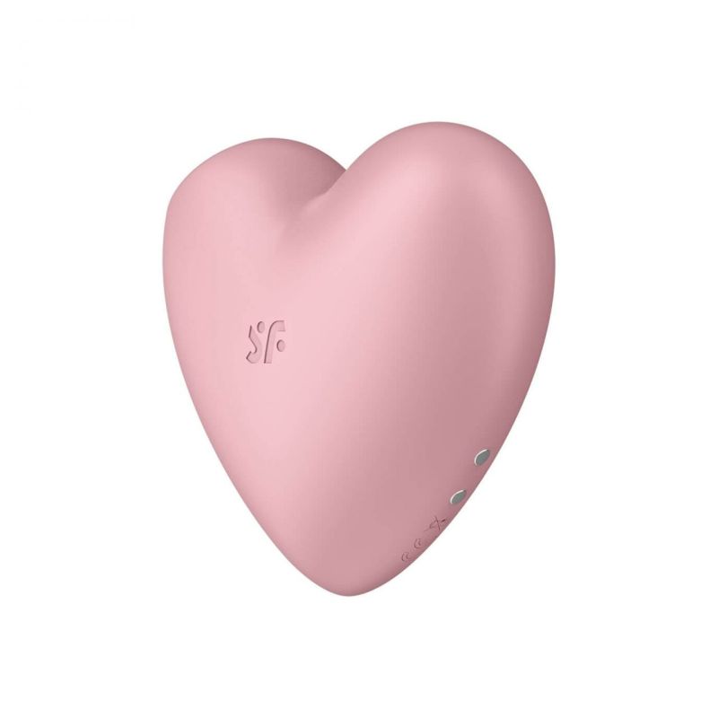 Кліторальний вакуумний вібратор Серце Satisfyer Cutie Heart, рожевий вид 2