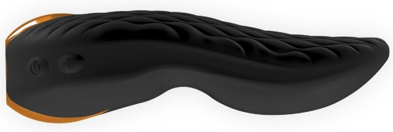 Клиторальный вибратор Shunga Aiko черного цвета, 10.5 х 6.5 см вид 4