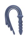 Кнут с держателем в виде анальной пробки Taboom Silicone Supreme, синий