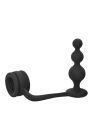 Кільце для пеніса Dream Toys Ramrod з анальною пробкою у формі кулі, чорне вид 8