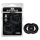 Кільце ерекційне Chisa GK Power Cadiluck, чорне вид 2