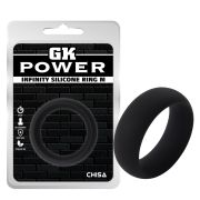 Кільце ерекційне Chisa GK Power Infinity Ring M,чорне