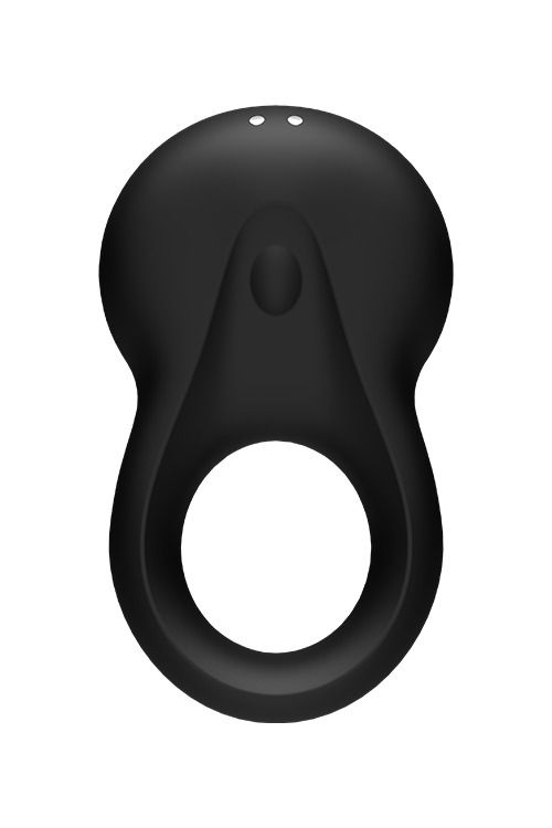 Кільце ерекційне Satisfyer SIGNET RING із підключенням до додатку, чорне вид 4
