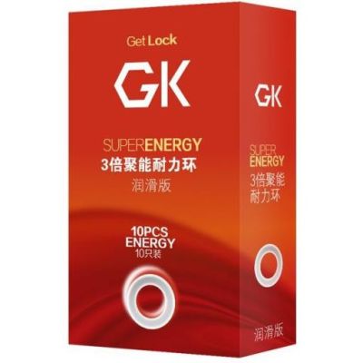 Кольцо эрекционное Chisa Get&Lock Super Energy, прозрачное