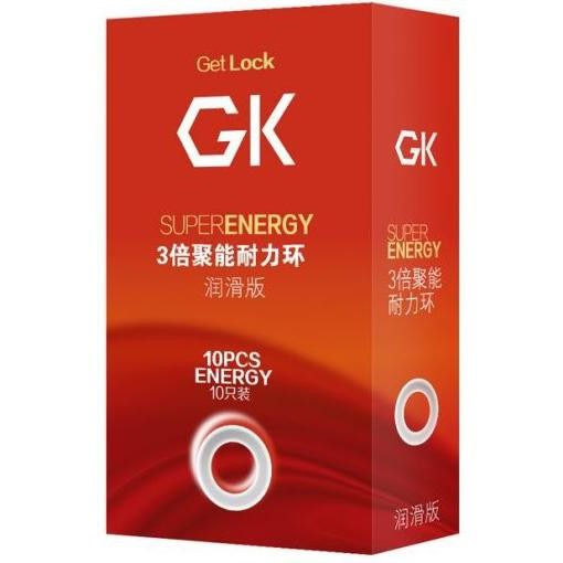 Кільце ерекційне Chisa Get Lock Super Energy, прозоре вид 2