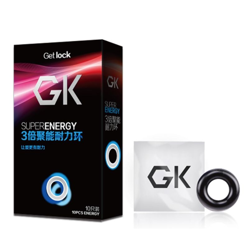 Кільця ерекційні Chisa Get Lock Super Energy (ціна за упаковку, 10 шт.) вид 2