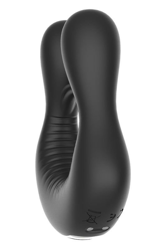 Кільце ерекційне для пеніса з вібрацією Dream Toys чорне вид 5