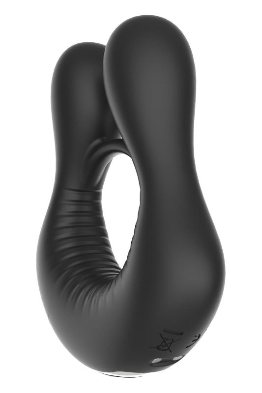 Кільце ерекційне для пеніса з вібрацією Dream Toys чорне вид 4