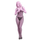 КОМБІНЕЗОН CRISS-CROSS BACKSTRAP BODYSTOCKING Q/S вид 3