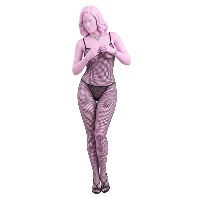КОМБІНЕЗОН CRISS-CROSS BACKSTRAP BODYSTOCKING Q/S вид 3