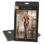 Бодістокінг у сітку з декоративними переплетеннями Star Night білий XS-M вид 5