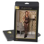 Бодістокінг з візерунком «метелик» та відкритою спиною Star Night чорний XS-M вид 6