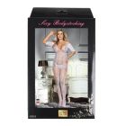 Комбінезон сітка з візерунком у вигляді троянди та відкритим доступом Star Night чорний XS-M вид 6