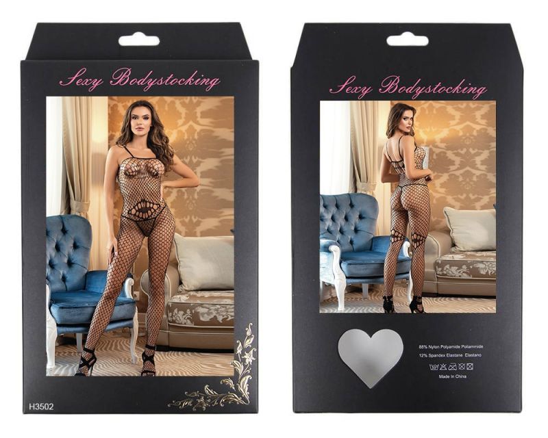 Комбінезон у сіточку без рукавів Star Night чорний, XS-M вид 6