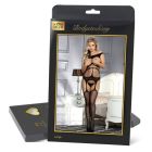 Комбінезон у сіточку з вирізами в області грудей та імітацією панчох Star Night чорний, XS-M вид 5