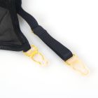 Комплект білизни чорний в сіточку Star Night з поясом та гартерами, M вид 8