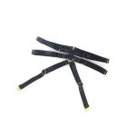 Комплект білизни чорний в сіточку Star Night з поясом та гартерами, XL вид 7