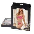 Комплект білизни з мереживом Star Night рожевий, М вид 7