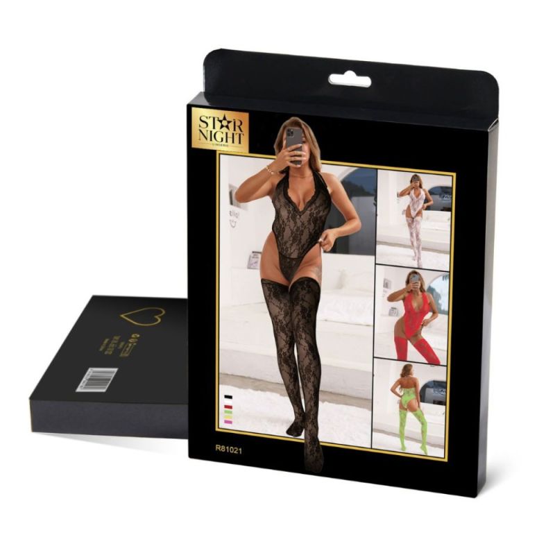 Комплект боді та панчохи Star Night чорні XS-S вид 11