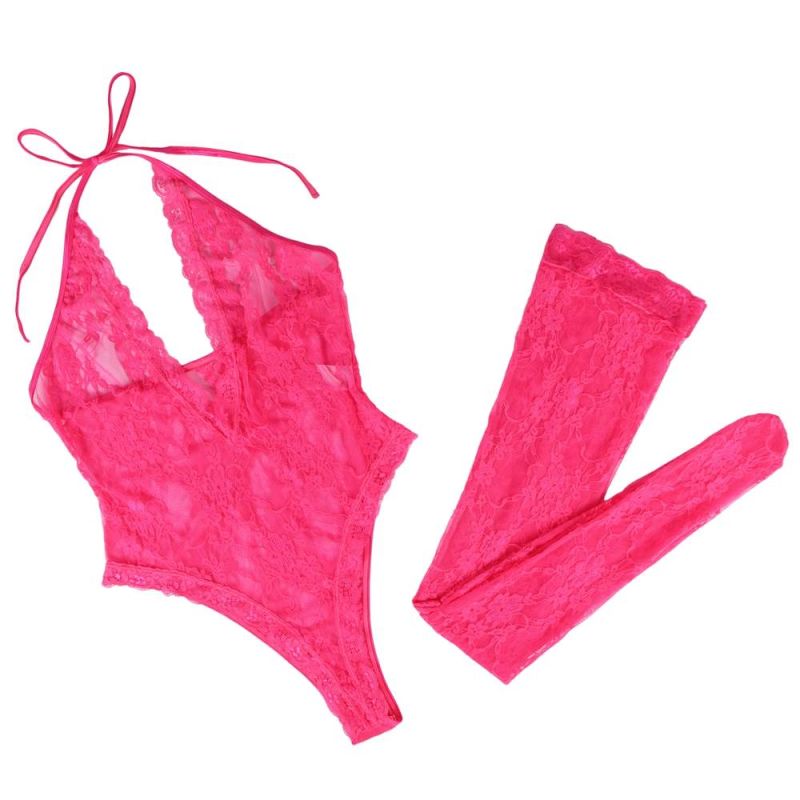 Комплект боді та панчохи Star Night рожевий XS-S вид 5