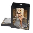 Комплект контурної білизни з декоративною аплікацією Star Night чорний, XL вид 6