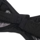 Комплект нижнего белья из черной сеточки Star Night с поясом для чулок и гартерами (без коробки) вид 13