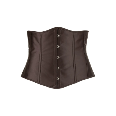 Корсет Cottelli Curves Underbust на гачках та шнурівці, чорний, 3XL