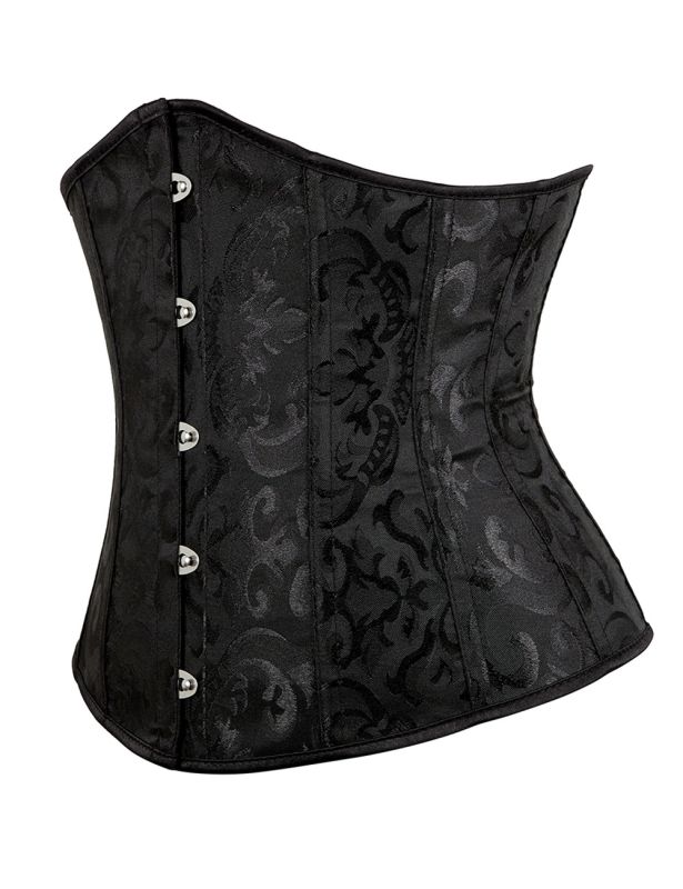 Корсет мереживний Star Night з трусиками в комплекті, чорний, XL (без коробки) вид 7