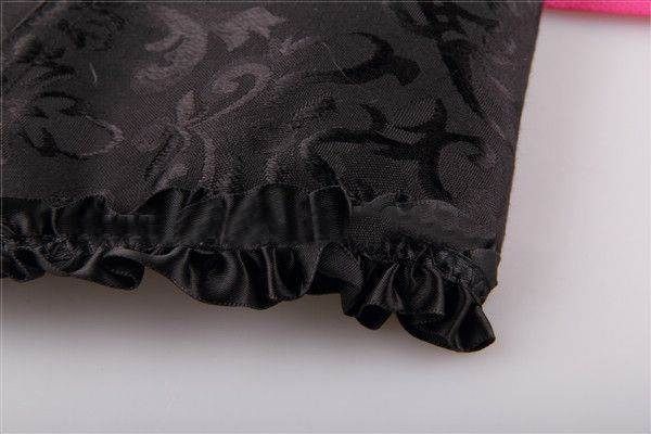 Корсет з квітковим принтом Star Night Corset Top з гачками та шнурівкою, чорний, S (без коробки) вид 9