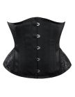 Корсет Star Night Corset з гачками та шнурівкою, чорний, M (без коробки) вид 6