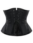 Корсет Star Night Corset з гачками та шнурівкою, чорний, S (без коробки) вид 8