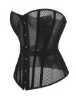 Корсет в сіточку Star Night з трусиками, чорний, XXL (без коробки) вид 6