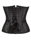 Корсет в сіточку Star Night з трусиками, чорний, XXL (без коробки) вид 7