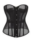 Корсет в сіточку Star Night з трусиками, чорний, XXL (без коробки) вид 5