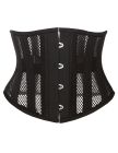 Корсет из сетки Star Night Steel Bones Bones Grid Corsets с крючками и шнуровкой, черный, S (без коробки) вид 6