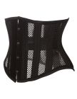 Корсет из сетки Star Night Steel Bones Grid Corsets с крючками и шнуровкой, черный, XL (без коробки) вид 7