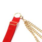 Красный комплект белья в сеточку Star Night с цепочками и сердцами, L вид 13